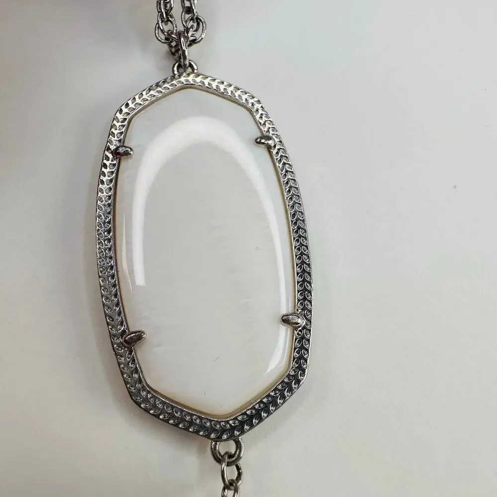 Kendra Scott Rayne Silver Tassel Pendant Necklace